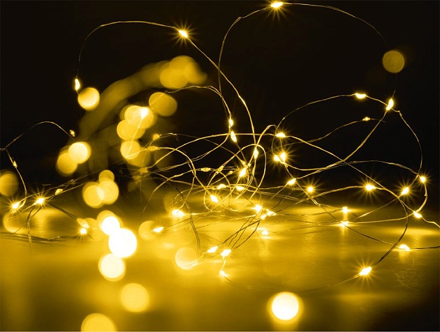 Светодиодная гирлянда ФАZA роса жёлтая DC-G03-50Y Фото № 4