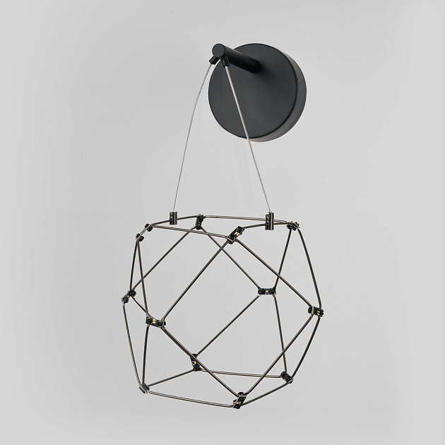 Настенный светодиодный светильник Eurosvet 90310/1 черный жемчуг Фото № 3