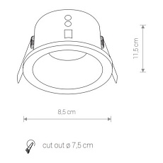 Встраиваемый светильник Nowodvorski Charlie 8366 2