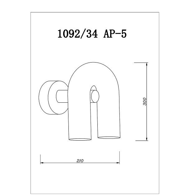 Бра Divinare Twins 1092/34 AP-5 Фото № 2