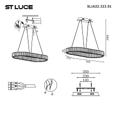 Подвесной светодиодный светильник ST Luce Tivoli SL1622.323.01 1