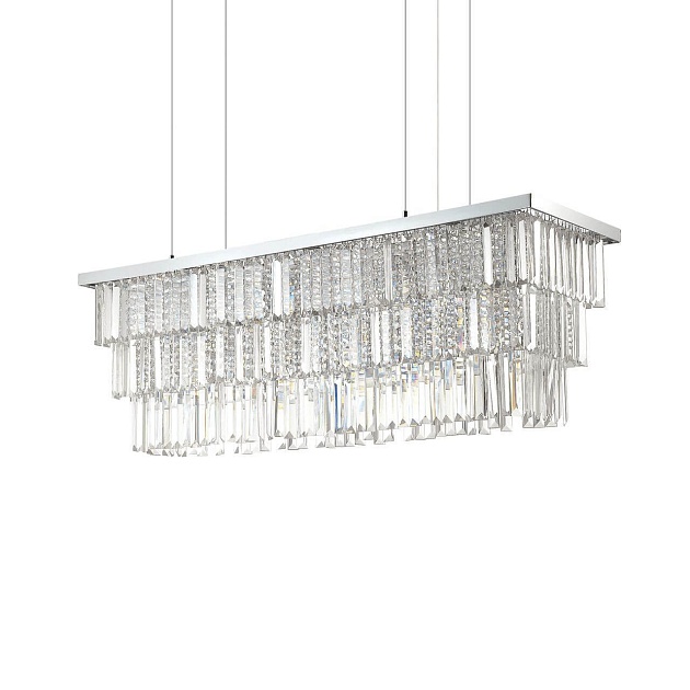 Подвесная люстра Ideal Lux Martinez SP8 Cromo 166360 Фото № 1