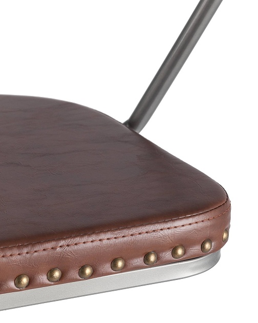 Барный стул Tolix Arms Soft серебристый регулируемый F2535L GREY 7083+PU7002 Фото № 5