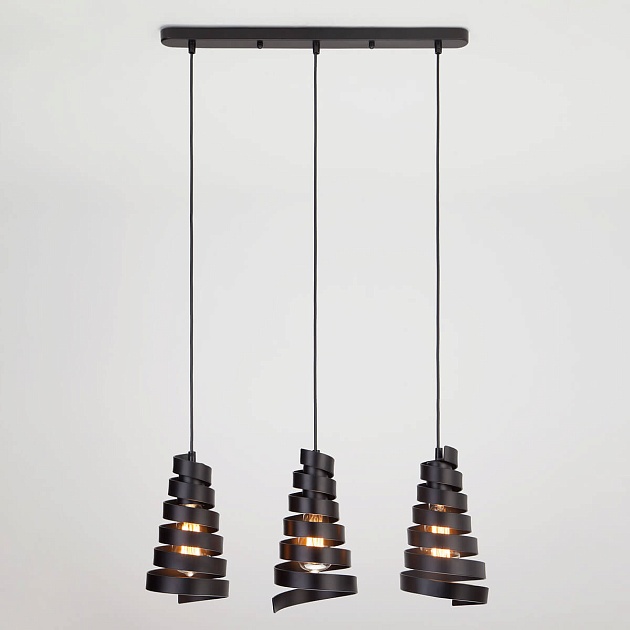 Подвесной светильник Eurosvet 50058/3 черный изображение 3 Подвесной светильник Eurosvet 50058/3 черный Фото № 3