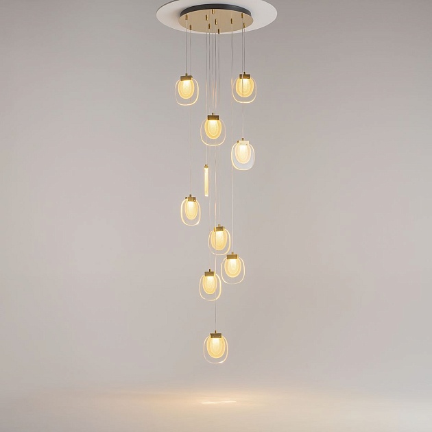 Подвесной светодиодный светильник Maytoni Modern Biology MOD367PL-L30BBSK Фото № 6