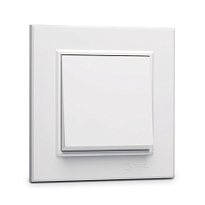 Переключатель Makel 1-кл. СП Karea 10А IP20 бел. 56001005