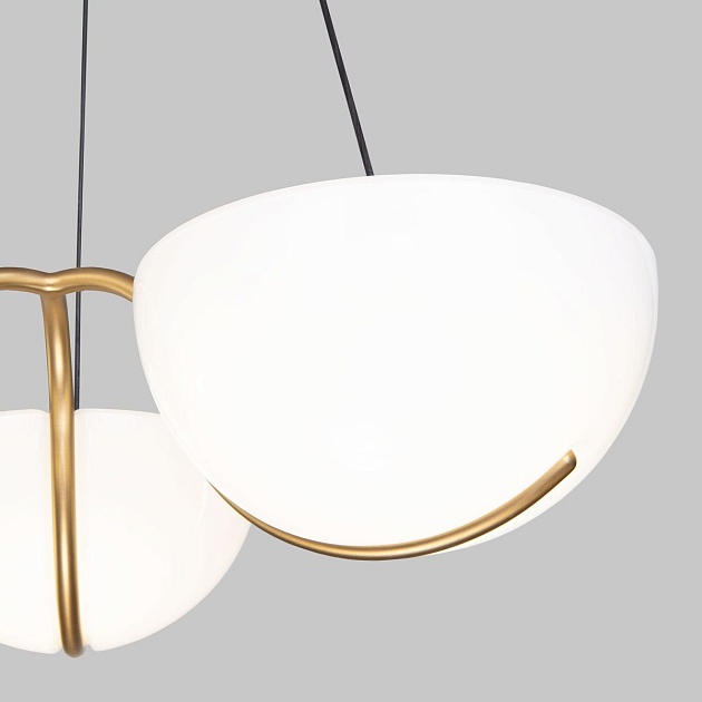 Подвесная светодиодная люстра Eurosvet Emisfero 50083/3 LED золото изображение 3 Подвесная светодиодная люстра Eurosvet Emisfero 50083/3 LED золото Фото № 3