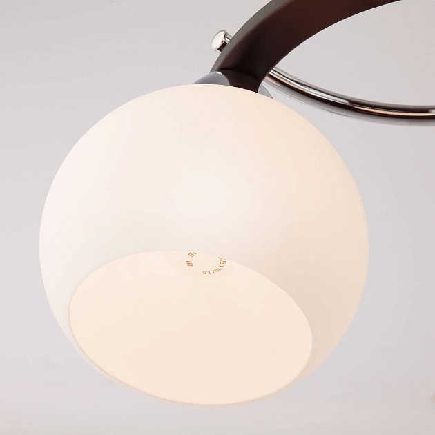 Подвесная люстра Eurosvet 9654/5 хром/венге Фото № 4