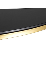 Консоль Stool Group АЛЬБА 115х30 стекло черное сталь золото ECST-095-SR-TG 4