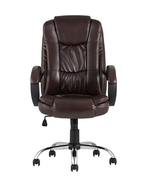 Кресло руководителя TopChairs Atlant коричневое D-430 brown Фото № 5