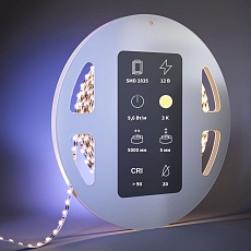 Светодиодная лента Maytoni 9,6W/m 120LED/m 2835SMD теплый белый 5M 201106 1