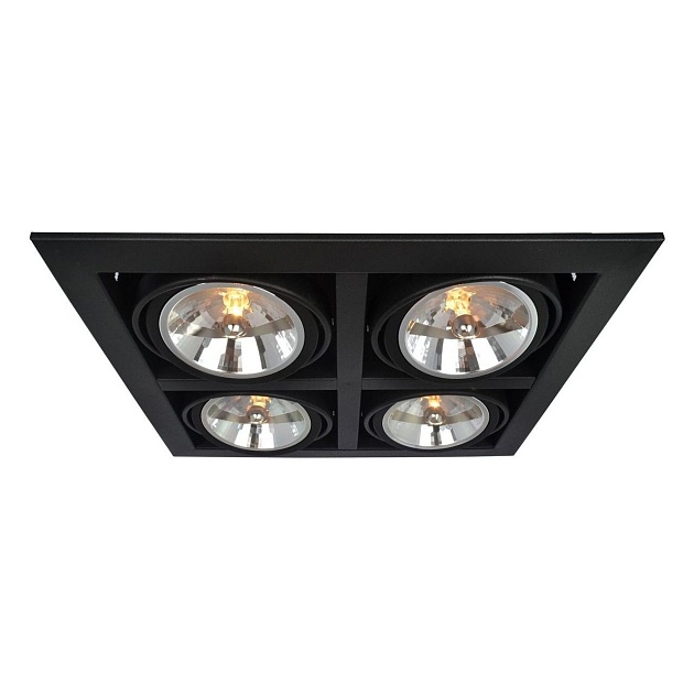 Встраиваемый светильник Arte Lamp Cardani A5935PL-4BK Фото № 1