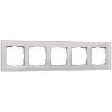Рамка Werkel Favorit на 5 постов дымчатый W0051117 4690389160189
