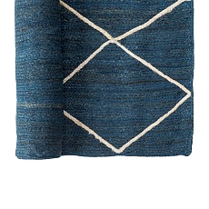 Ковер Tkano из джута темно-синего цвета с геометрическим рисунком из коллекции Ethnic, 200x300 см TK21-DR0014 4