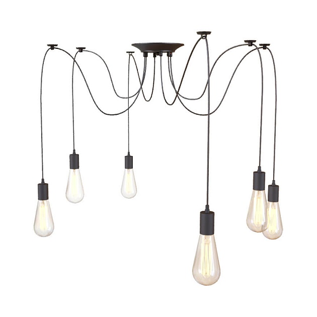 Подвесная люстра Loft IT Spider Loft1162/6 изображение 4 Подвесная люстра Loft IT Spider Loft1162/6 Фото № 4