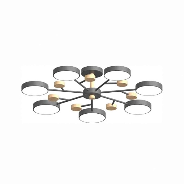 Потолочный cветильник LED4U L3205-800 GR Фото № 1