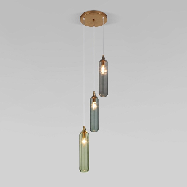 Подвесная люстра Eurosvet Siesta 50252/3 латунь изображение 1 Подвесная люстра Eurosvet Siesta 50252/3 латунь Фото № 1