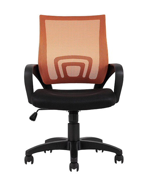 Офисное кресло TopChairs Simple оранжевое D-515 orange изображение 5 Офисное кресло TopChairs Simple оранжевое D-515 orange Фото № 5