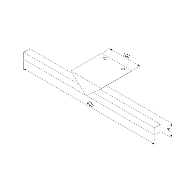Настенный светодиодный светильник Elektrostandard Delta 40115/LED a058169 Фото № 2