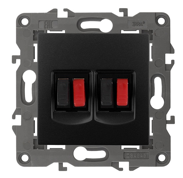 Аудиорозетка двойная ЭРА Elegance 14-3112-05 Б0034330 изображение 1 Аудиорозетка двойная ЭРА Elegance 14-3112-05 Б0034330 Фото № 1