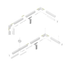 Трековый светильник Vitaluce VT0200047-01 1