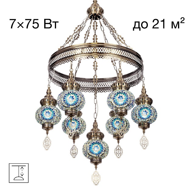 Подвесная люстра Citilux Каир CL419166 изображение 1 Подвесная люстра Citilux Каир CL419166 Фото № 1
