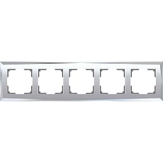 Рамка на 5 постов зеркальная Werkel W0051220 4690389158896