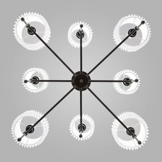 Подвесная люстра Eurosvet Notturno 60162/8 черный Фото № 4