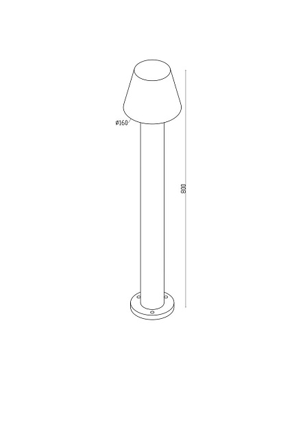Уличный светодиодный светильник Maytoni Harz O421FL-L5GF Фото № 2