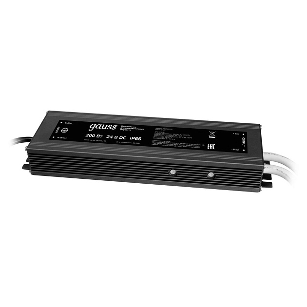 Блок питания Gauss 200W 24V IP66 202022400 Фото № 3