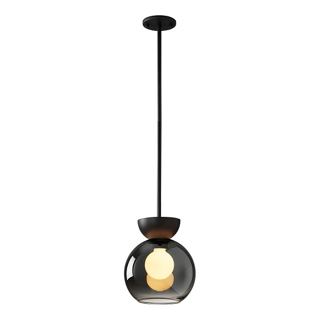 Подвесной светильник iLamp Mono P6079-1 BK+SM Фото № 2