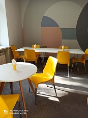 Офисный стул Sheffilton SHT-S75-1 желтый ral1021/хром лак 6778513805 1