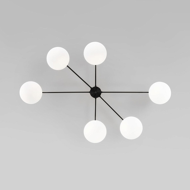 Потолочная люстра Eurosvet Opaline 70220/6 черный Фото № 4