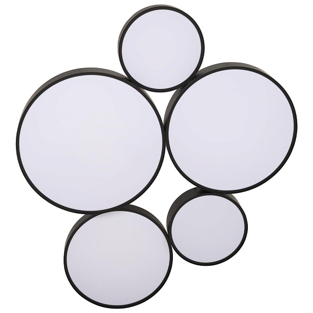 Потолочная светодиодная люстра Loft IT Drum 10218 Black Фото № 5