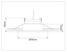 Встраиваемый светильник Ambrella light TECHNO SPOT TN51912 1