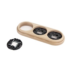 Рамка Werkel Legend на 3 поста светлый бук W0035224 4690389166587 1