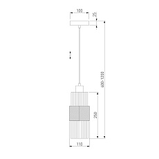 Подвесной светильник Eurosvet Soho 50209/1 бронза 1