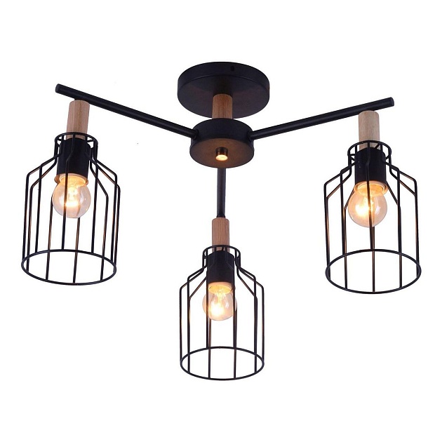 Потолочная люстра Escada 469/3PL Black изображение 1 Потолочная люстра Escada 469/3PL Black Фото № 1