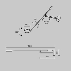 Светодиодный спот Maytoni Fad MOD070WL-L6W3K 1