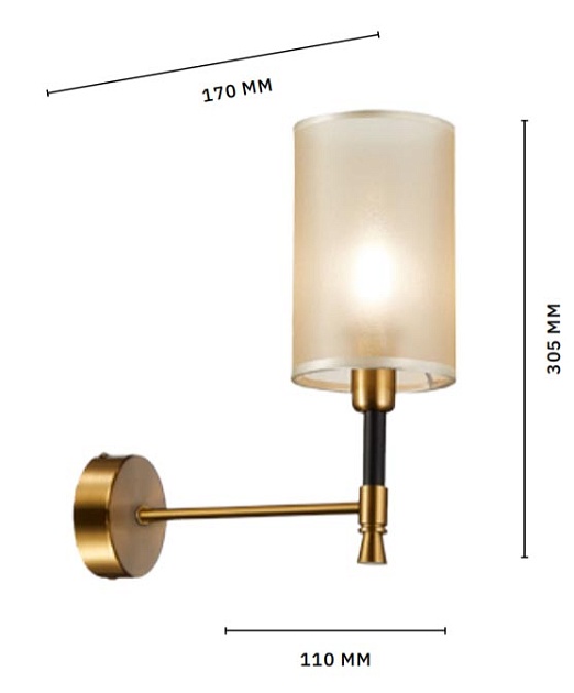 Бра Evoluce Granze SLE300301-01 изображение 2 Бра Evoluce Granze SLE300301-01 Фото № 2