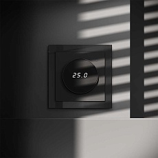 Терморегулятор электронный Voltum S70 с индикацией и датчиком, для теплого пола, (черный матовый) VLS070108 3