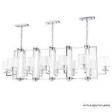 Подвесная люстра Crystal Lux Nicolas SP12 L1600 Nickel/White