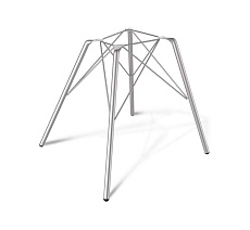 Барный стул Sheffilton SHT-ST19/S37 на металлокаркасе белый/хром лак 3860379001 3