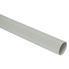 Труба гладкая жесткая ПВХ d=25мм серая 3м (60м/компл) IEK CTR10-025-K41-060I