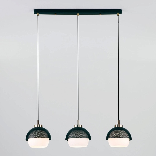 Подвесной светильник Eurosvet 50106/3 античная бронза/черный Фото № 3