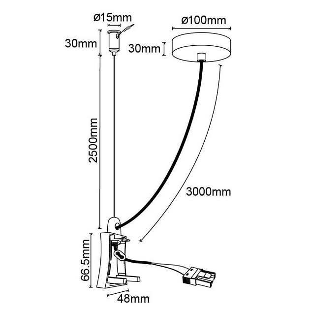 Соединитель с блоком питания Mantra Hanok 7559 Фото № 2