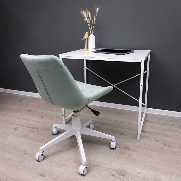 Письменный стол AksHome Opal белый, лдсп 80049 Фото № 8