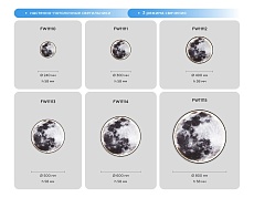 Настенно-потолочный светодиодный светильник Ambrella light Wallers Wall FW11113 2