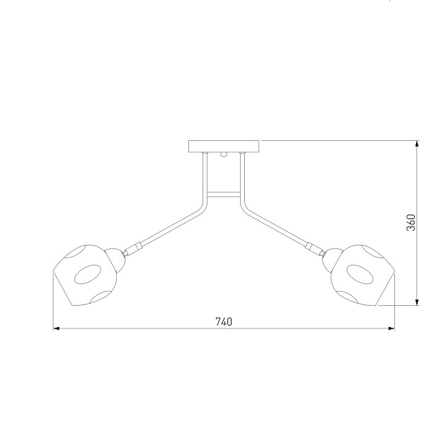 Потолочная люстра Eurosvet Marci 30164/8 хром Фото № 2