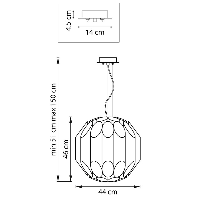 Подвесная люстра Lightstar Siena 720447 изображение 3 Подвесная люстра Lightstar Siena 720447 Фото № 3